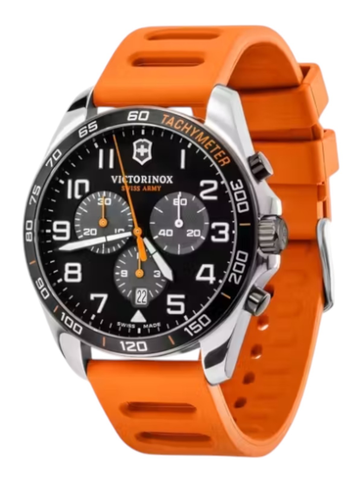 Victorinox FieldForce Sport Chrono 241893 Men’s Black Dial 42 mm Watch MSRP $650