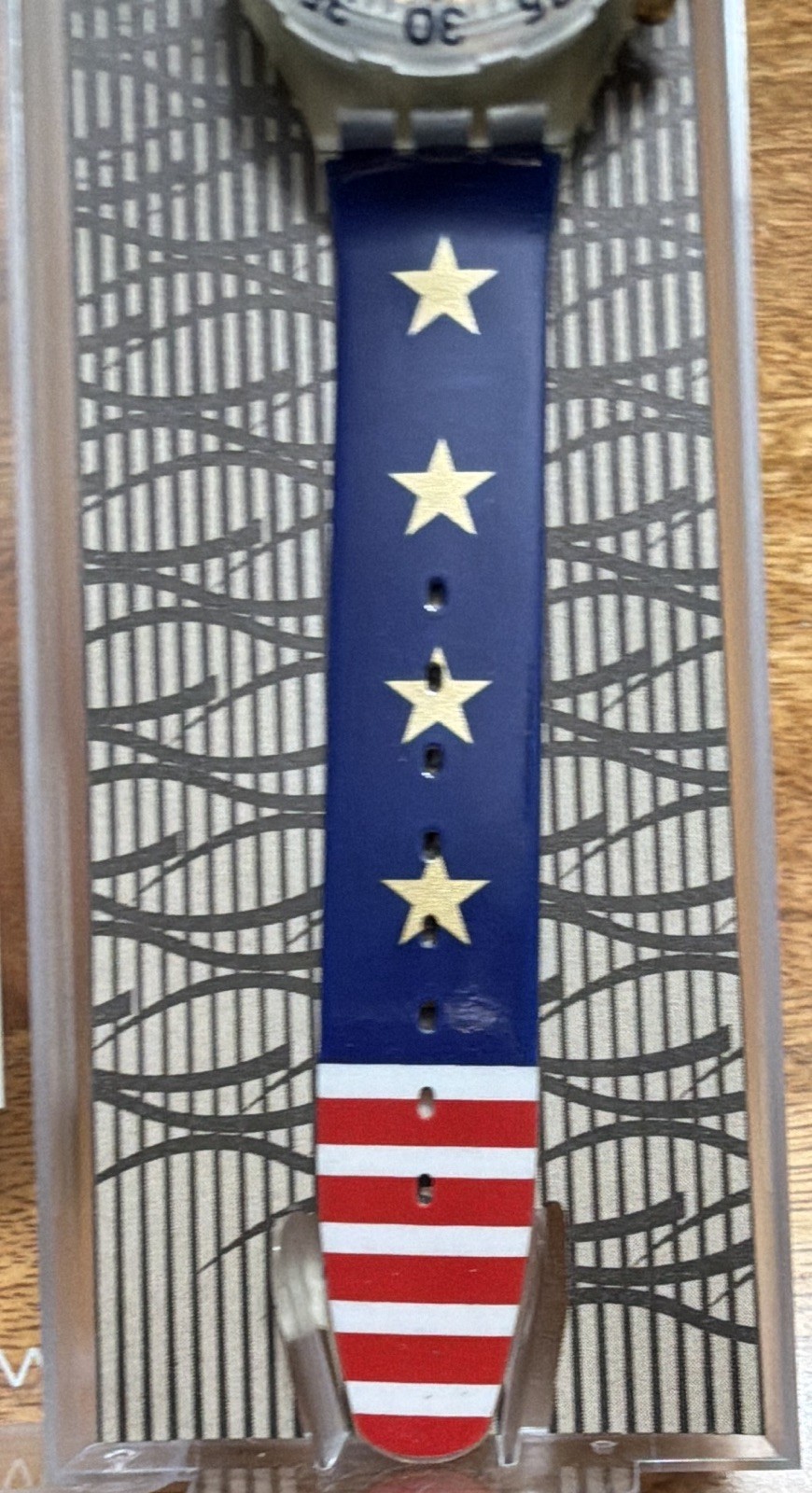 Swatch 38mm Watch American Dream SEK103 1995 Aquachrono – Atlanta 1996 NOS Mint