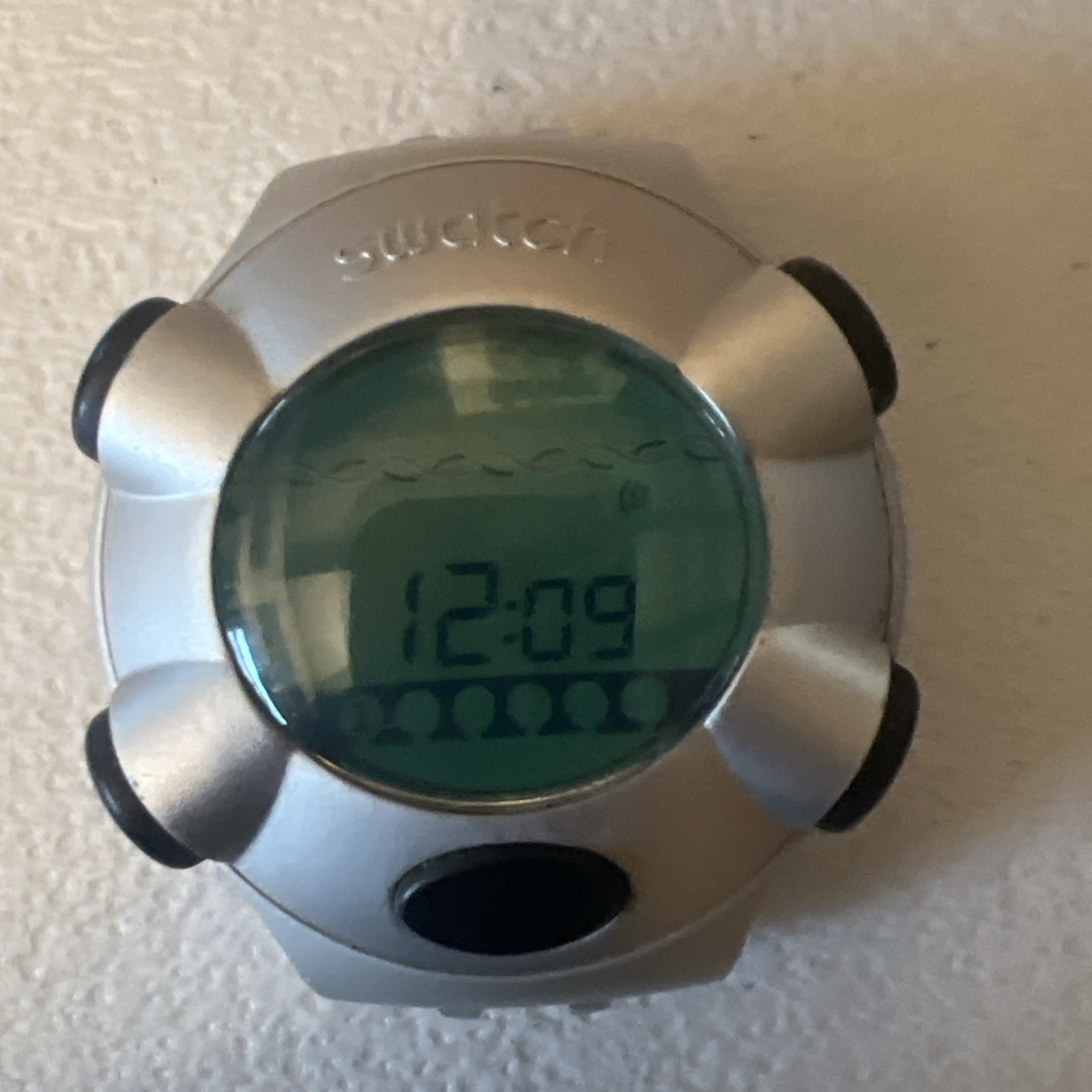 Swatch Beat Y2K 100mwr Swiss Made V8 Cr1632 Working