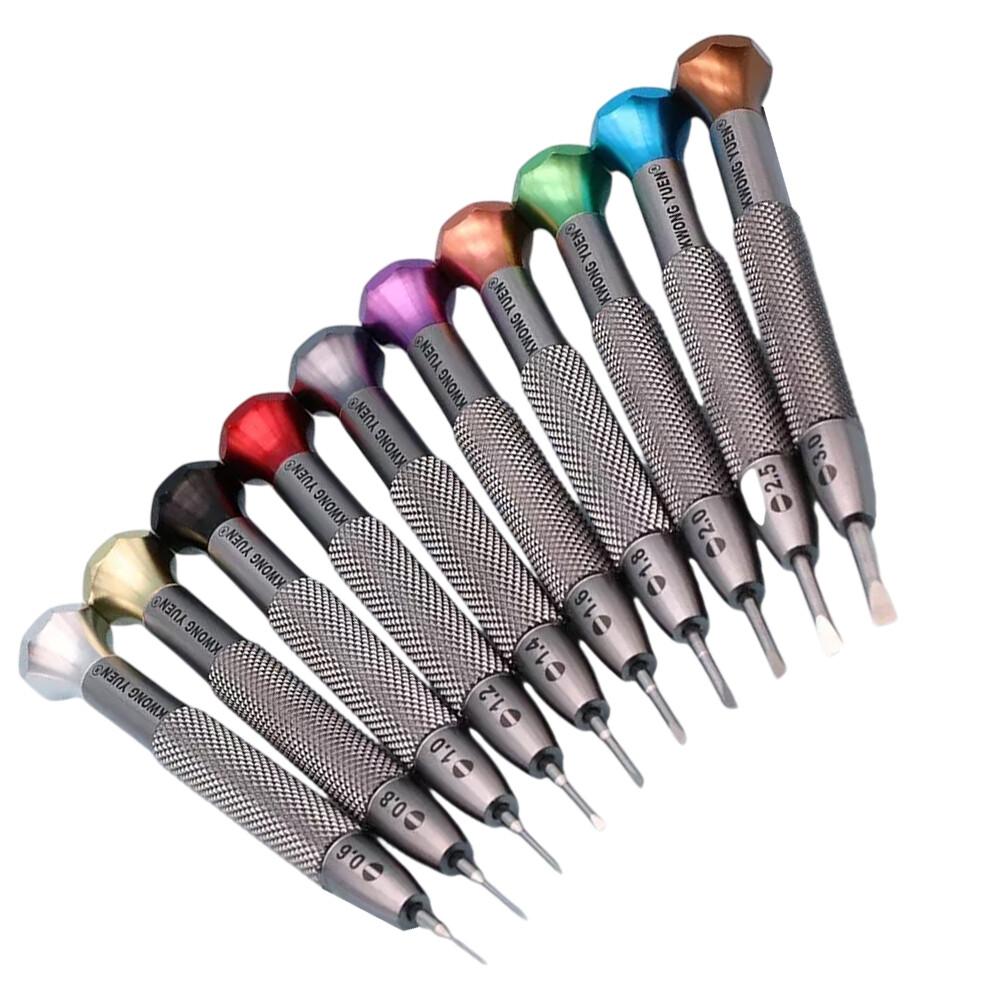 Hot T-Shaped Anti-Slip Watch Flat Screwdriver Set Repair Watch Watchmaker Tool