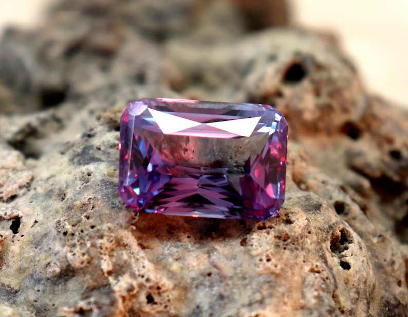 Color Change Natural Alexandrite Emerald Cut 6.50 Ct CERTIFIED Loose Gemstone