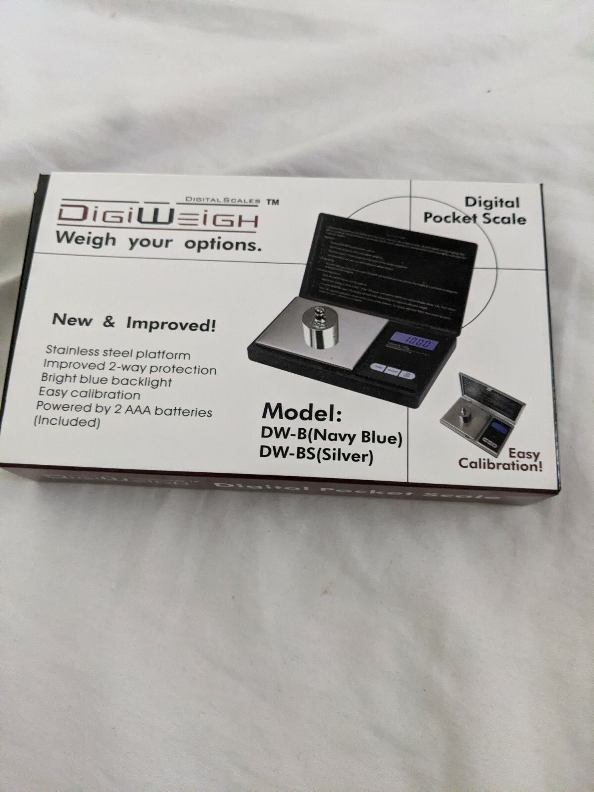 Digiweigh Digital Pocket Scale 1000 Gram Capacity