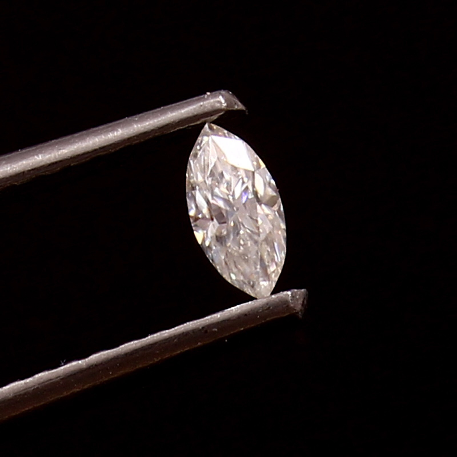 White D Color Moissanite Marquise VVS1 Lab Created Diamond Gemstone Cut 5×2.50MM