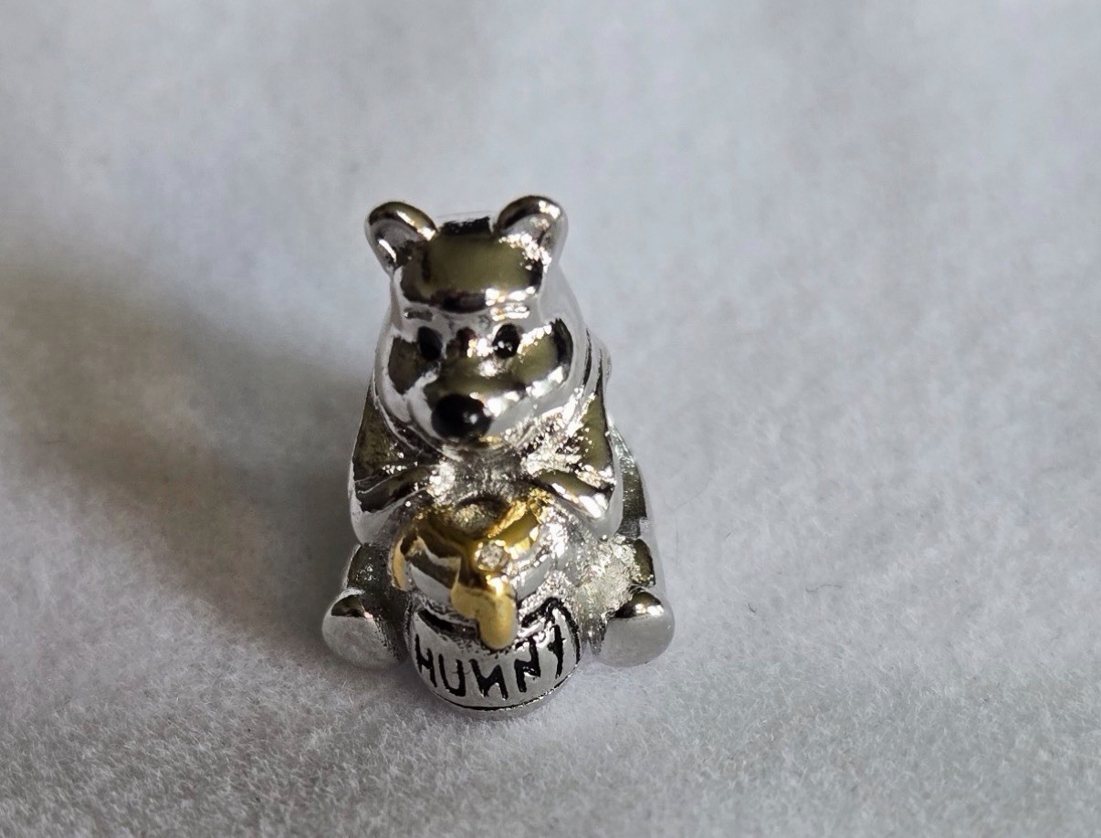 PANDORA Disney 100th Anniversary Winnie the Pooh Charm 100% Authentic with BOX