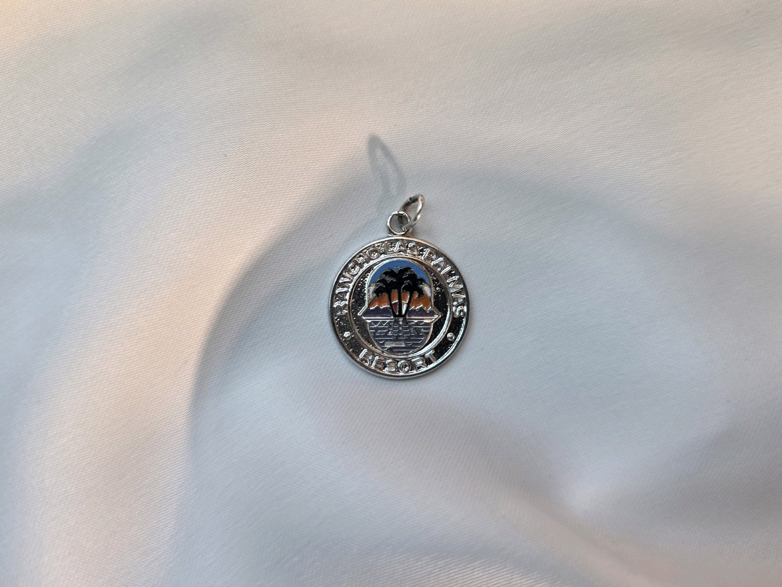 ​Vintage Kinney SS Rancho Las Palmas Resort Enamel Charm Palm Springs