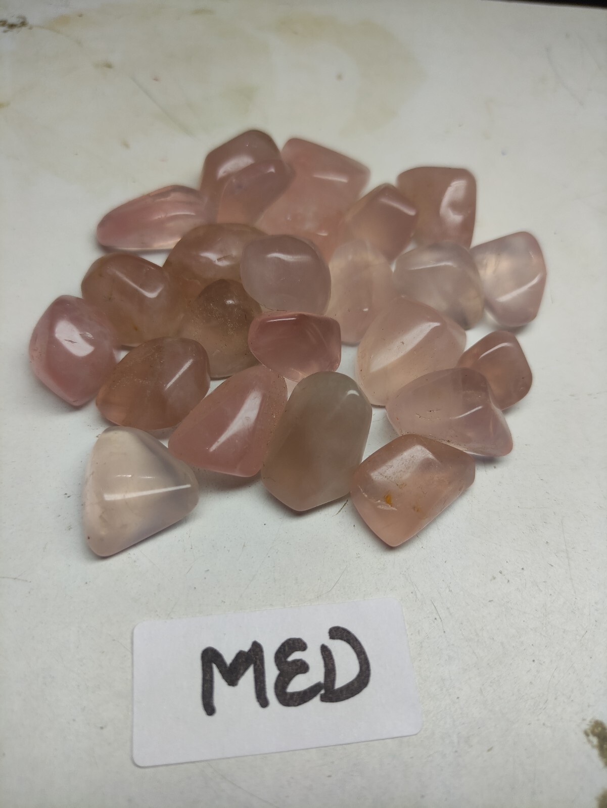 Natural Rose Quartz Tumbles – Healing Crystals for Love and Harmony 50g LOT