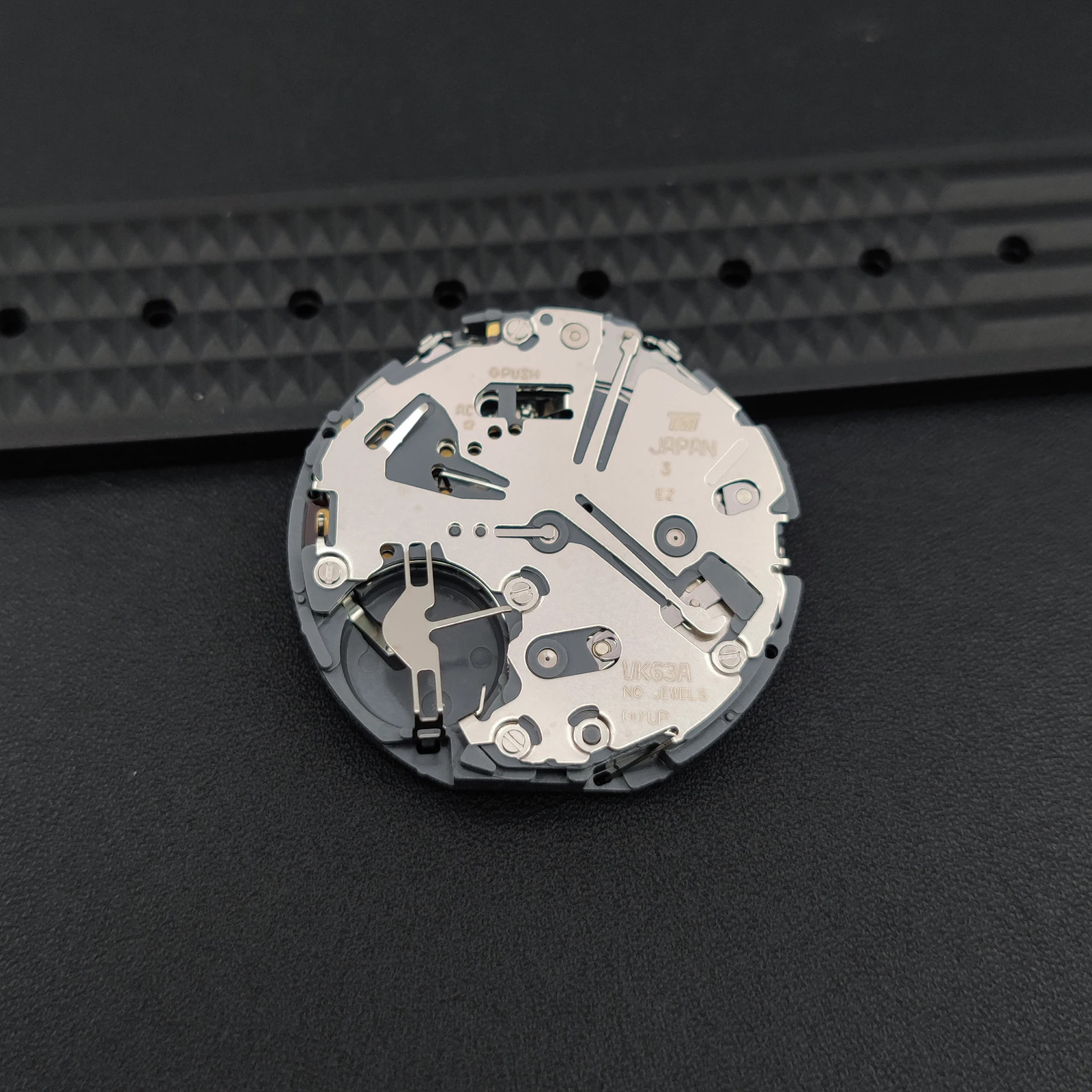 Japan Genuine VK63 VK63A Movement Black 3H Date/Disc Wheel Version Mod Chronogra