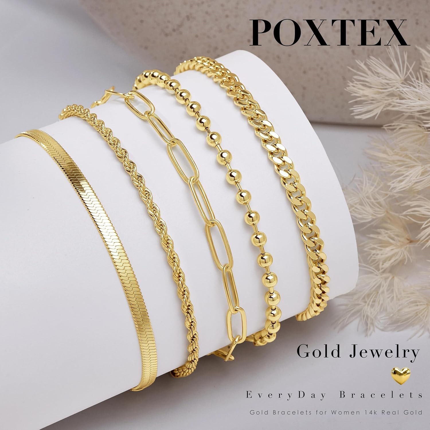 Non-Tarnish Gold Stackable Bracelets – 5 Unique Styles for Every Occasion