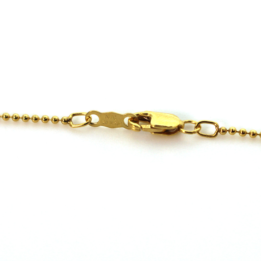 1/20 14K Gold Filled Necklace – 1.2mm Ball Chain (16″, 18″, 20″, or 30″)