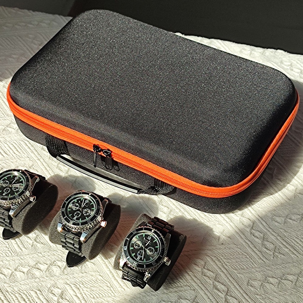 Watch Bag 8Slot Watches Storage Box Shock Protection Wristwatch Display Case