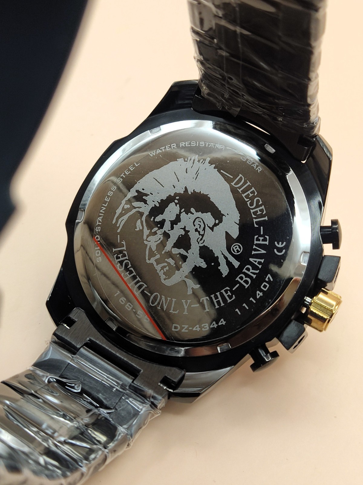Luxury Diesel Only The Brave 10 Bar Gray Dial Refurbished Men’s Wrist Watch