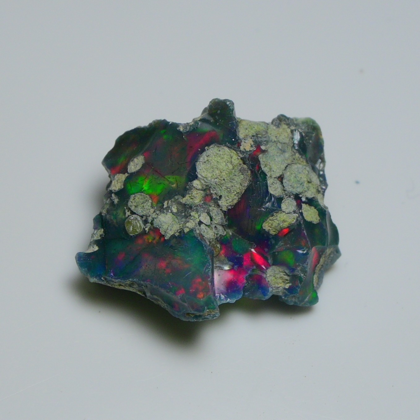 20.00 Ct Natural Black Ethiopian Opal Rough – Ideal for Jewelry, Smoked Opal Raw
