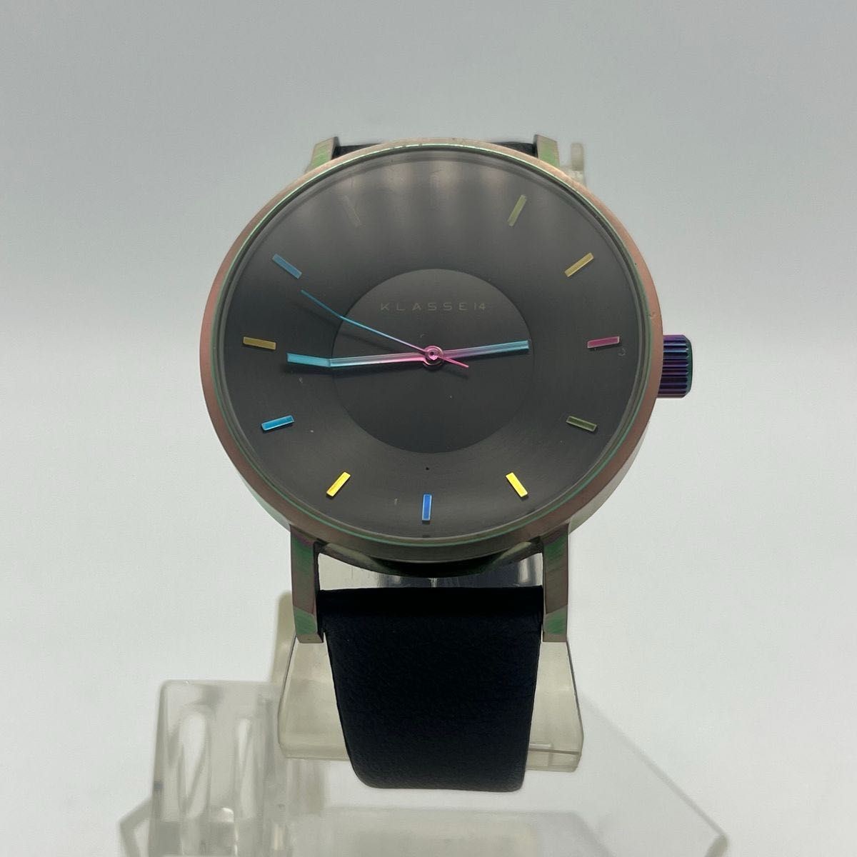 KLASSE14 Volare 42mm Black Dial Quartz Watch Stainless Steel Working