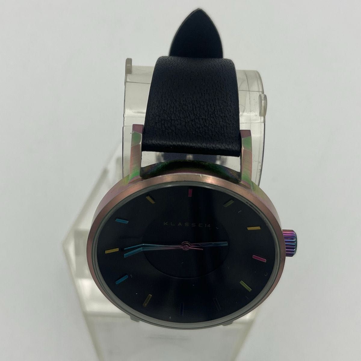 KLASSE14 Volare 42mm Black Dial Quartz Watch Stainless Steel Working