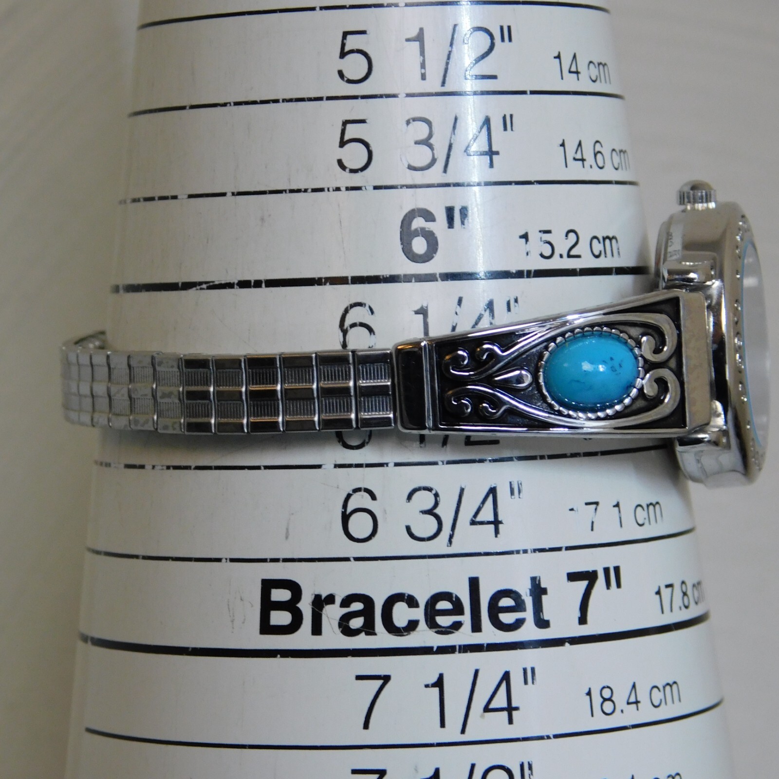 ACCUTIME WATCH CORP. WML2003WM1 Women’s Watch Sz. 6 1/4″ New Battery