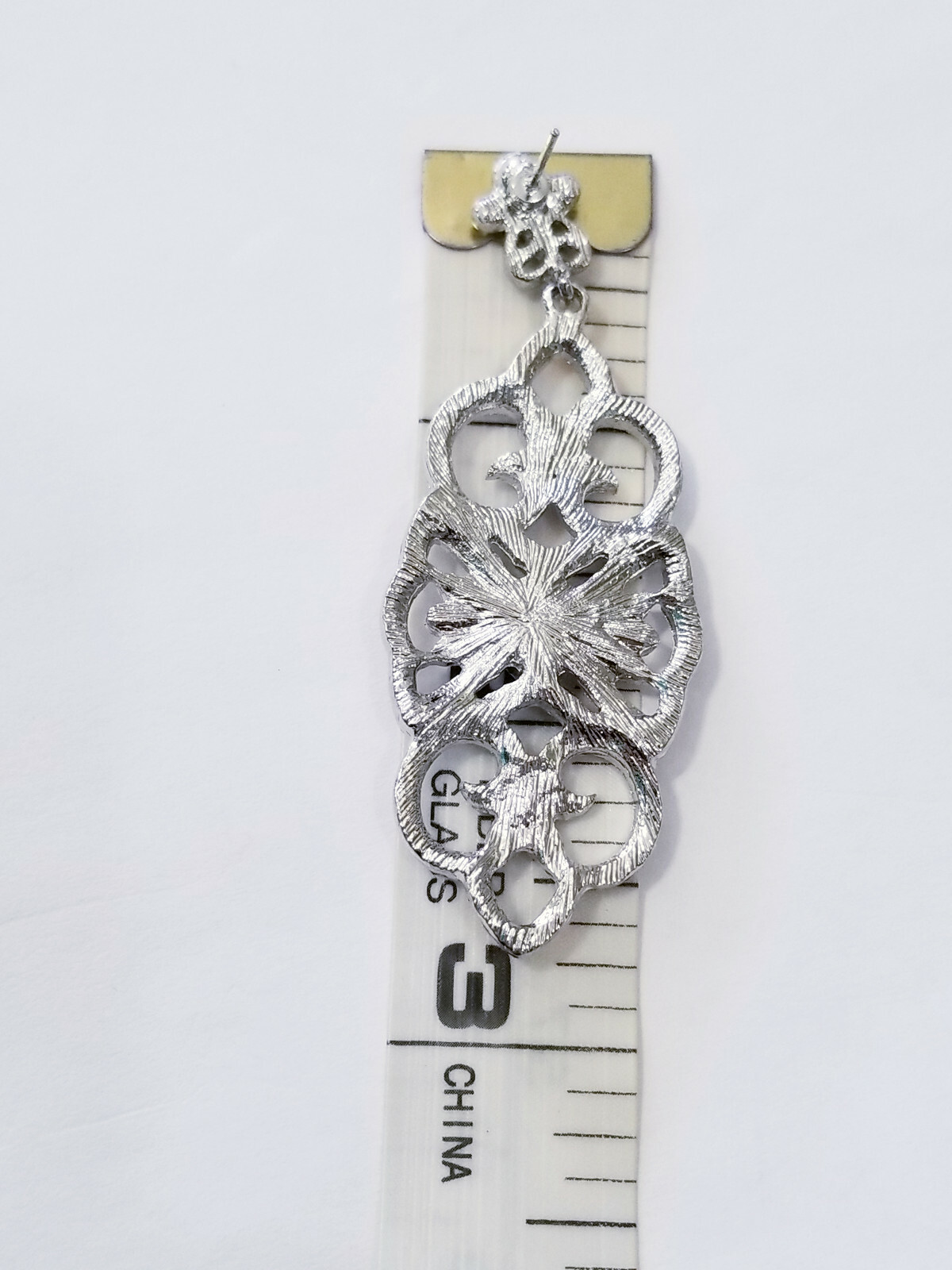 Chandelier Drop Dangle Earrings Rhinestone Austrian Crystal 2.8 in Clear