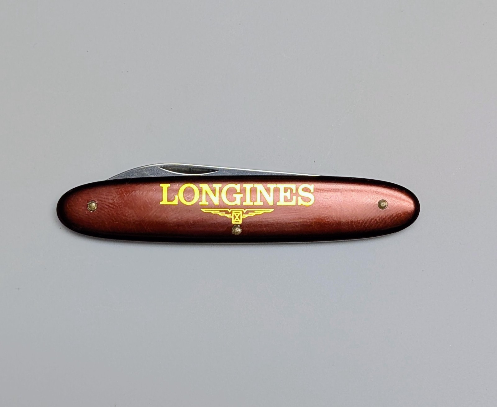 Longines Watch Maker Victorinox Pocket Knife 2 Blades Swiss Stainless Rostfrei