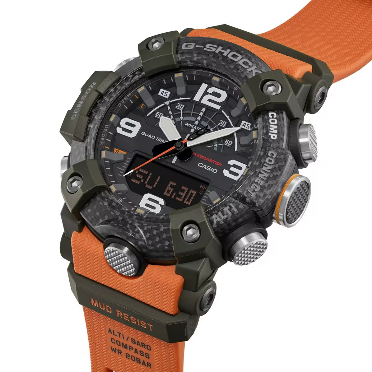 CASIO G-SHOCK GG-B100X-1A9 MASTER OF G – LAND MUDMASTER Bluetooth Carbon resin