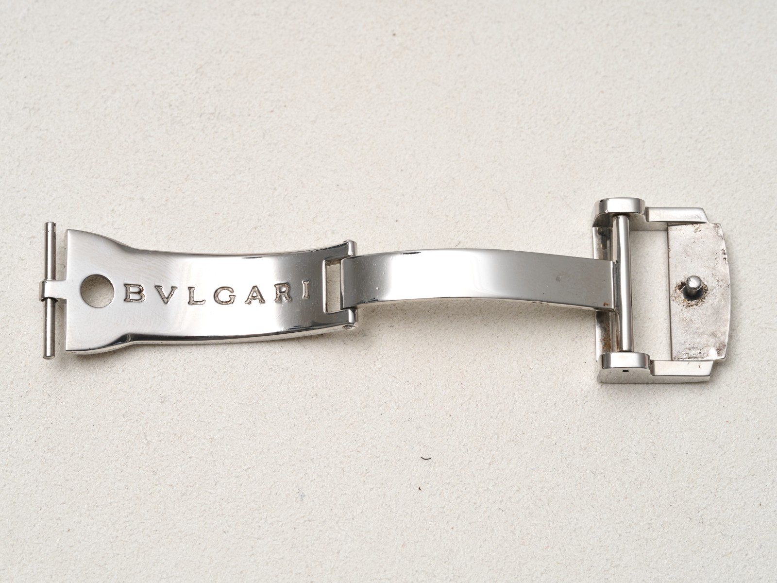 Bvlgari Bulgari 18mm Deployment Buckle Clasp Fold Over Stainless Steel
