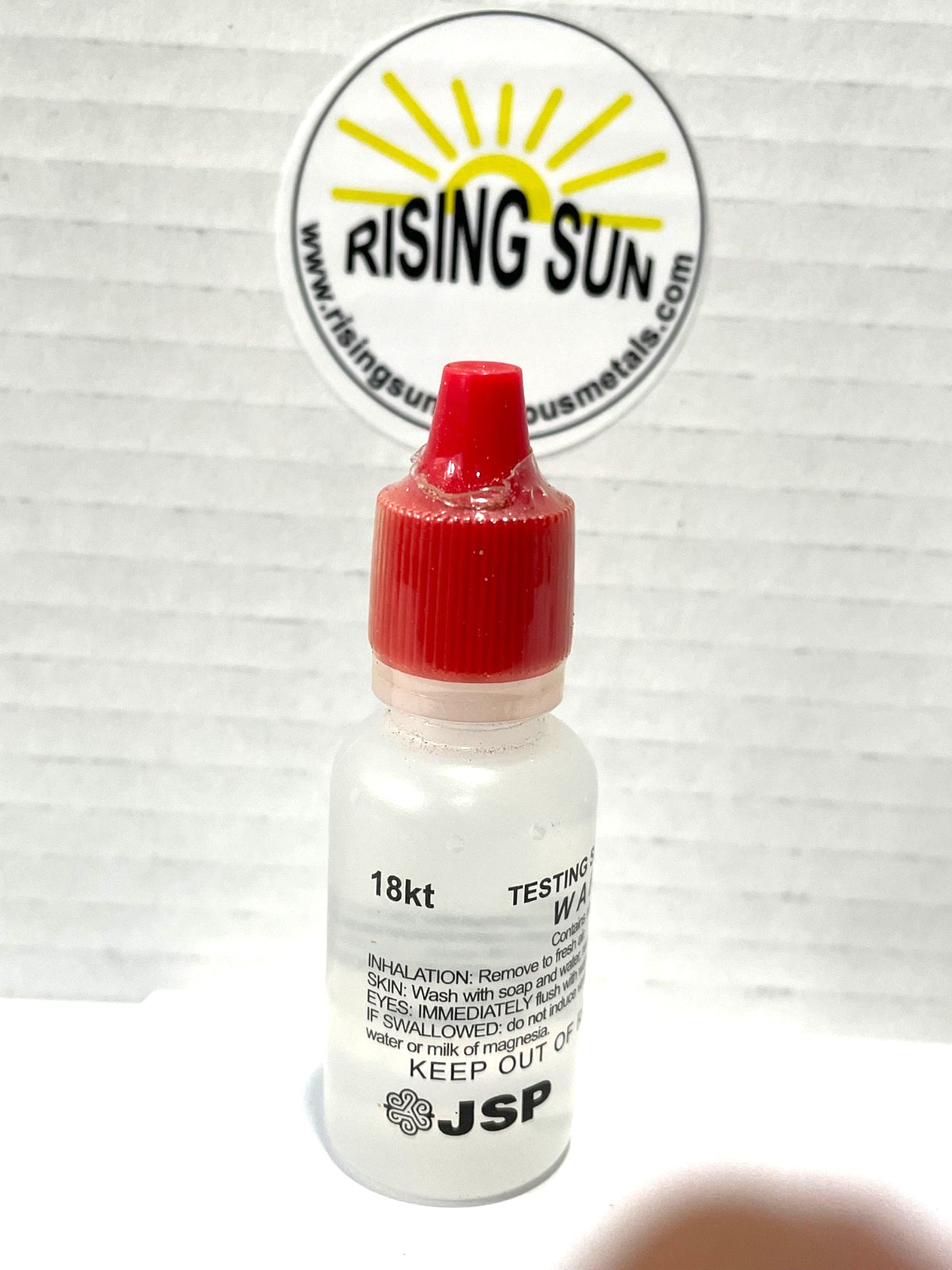 Set of 3 Gold Jewelry Testing 18K Test Acid Solutions Bottles Kit Detect JSP