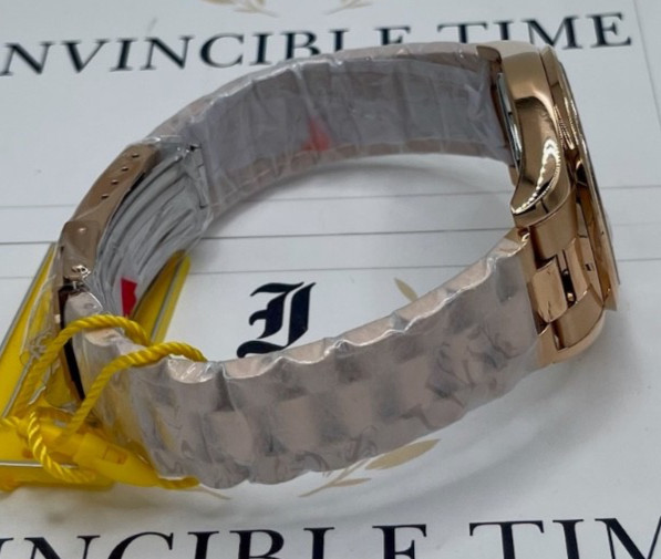Invicta Elite Diamond 0.30 Carat Diamond Unisex Watch – 38mm, Rose Gold (48766)