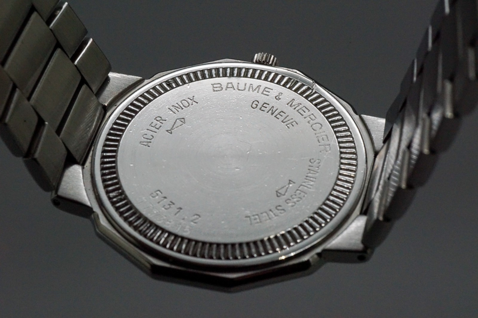 Baume & Mercier Riviera 5131.2 Vintage Quartz Men’s Watch 34mm Roman White Dial