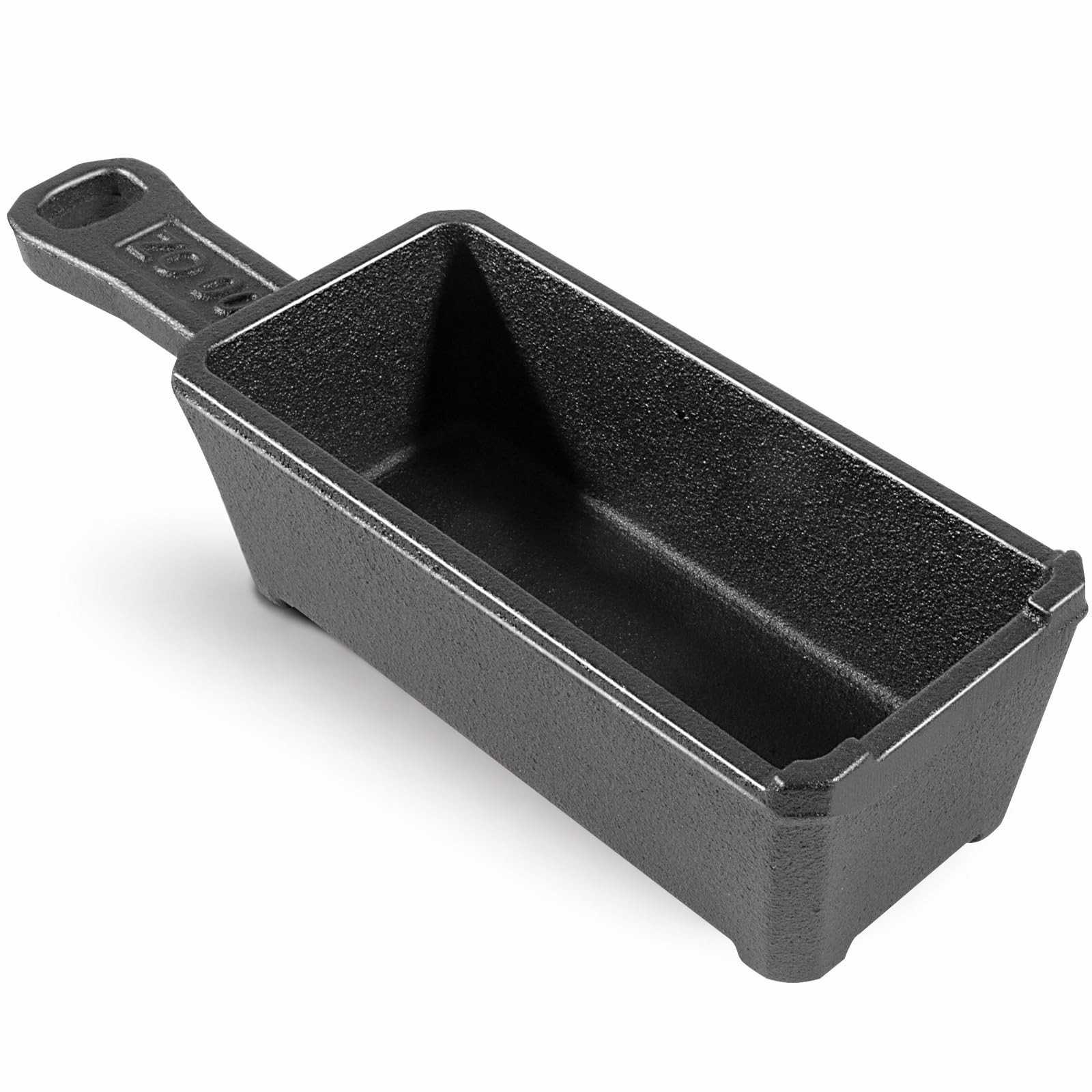 100 oz Cast Iron Ingot Mold with Handle – Metal Melting & Casting for Gold, Silv