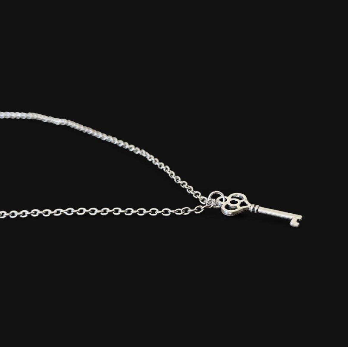 Silver Key Necklace