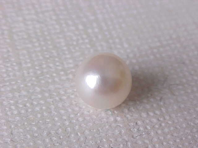 7.5MM AAA GENUINE UNDRILLED WHITE SALTWATER PEARL LOOSE