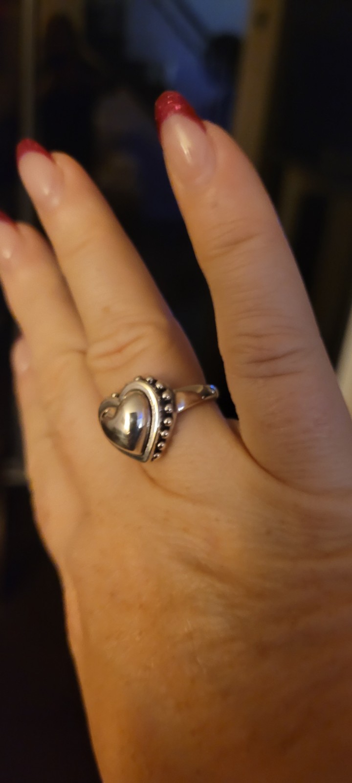 Brighton Bold Heart Ring Size 7 New Free Gift!!