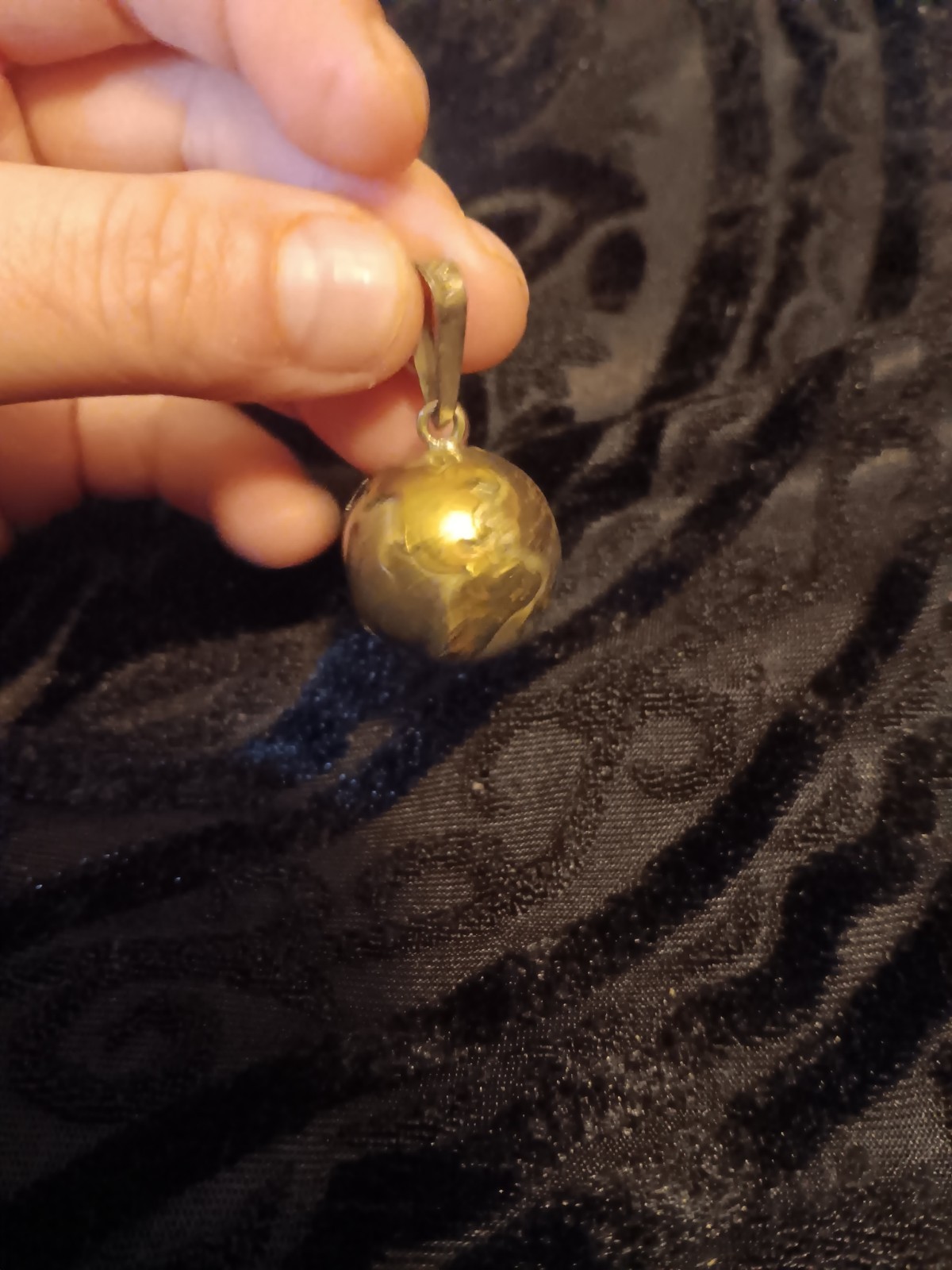 Metal Globe World Map Round bell Pendant