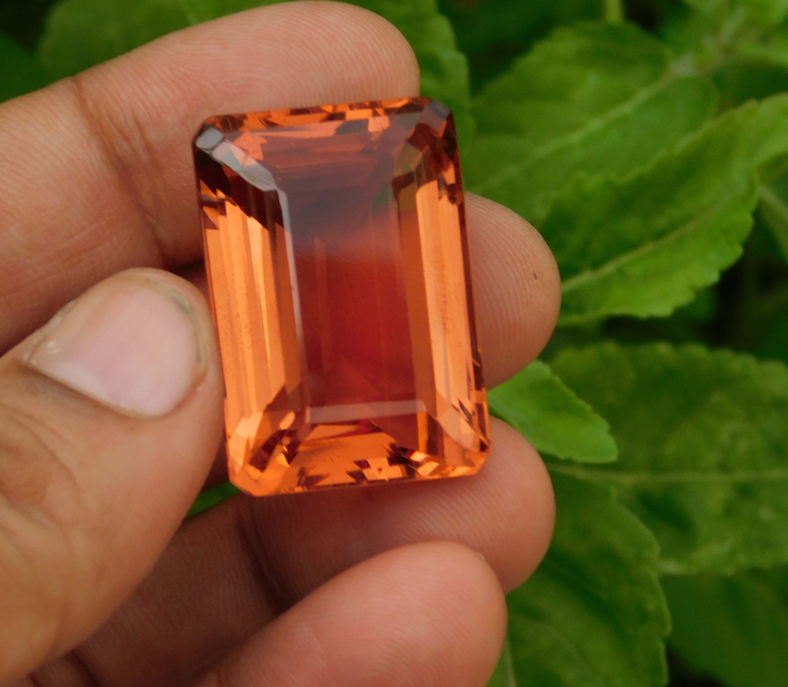 84.15 Cts. Certified Natural Emerald Cut Brazilian Andalusite Loose Gemstone