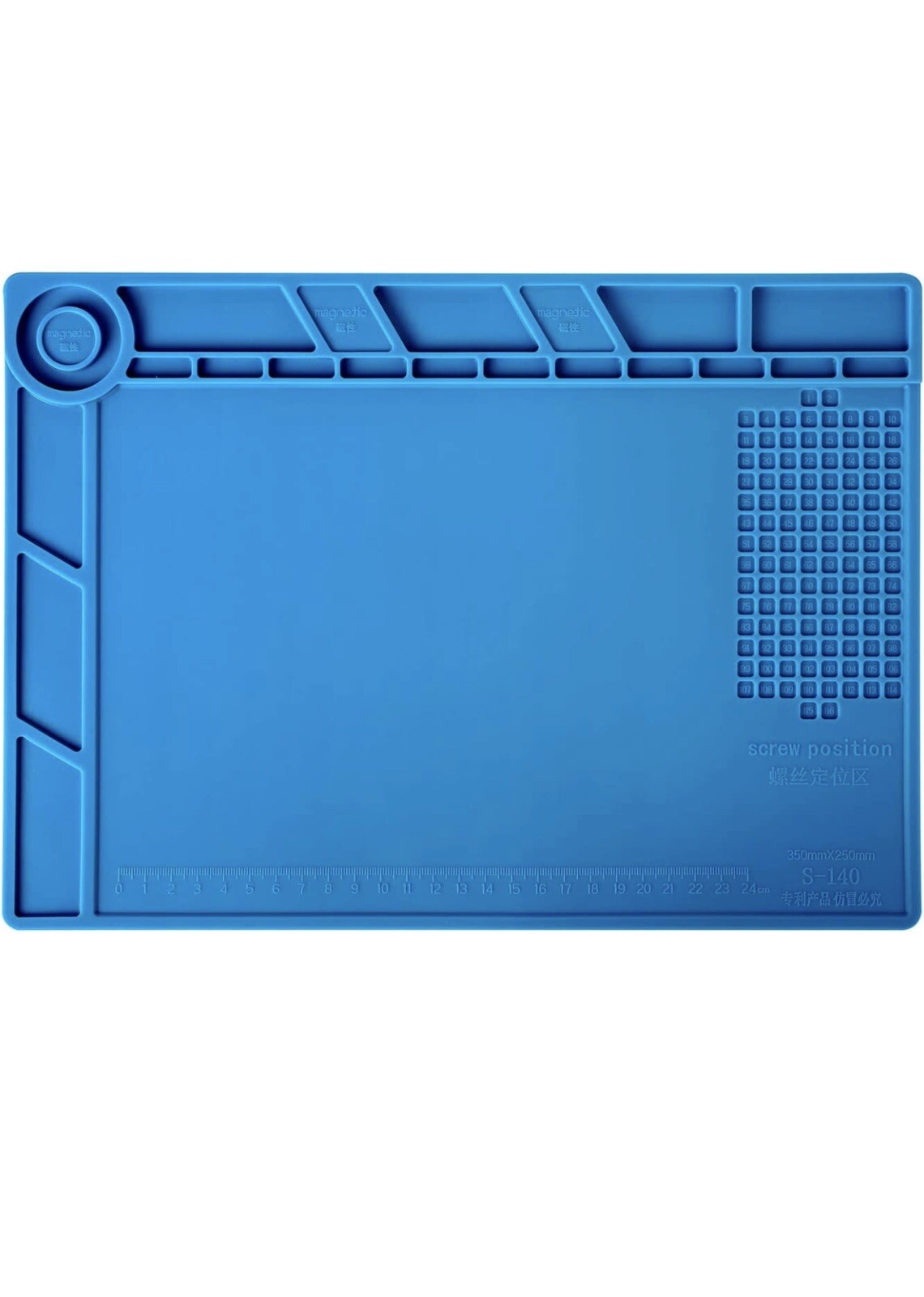 Watchmaker’s Silicone Rubber Bench Mat Pad Anti-Slip Jewelry Watch Repair ToolsA