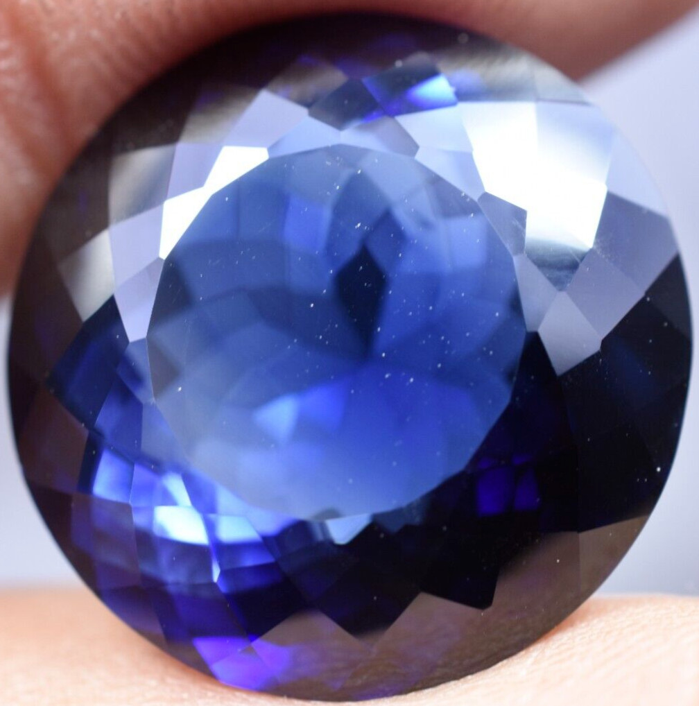 Natural 26.75 Ct Burmese Royal Blue Sapphire GGL Certified Treated Gemstone
