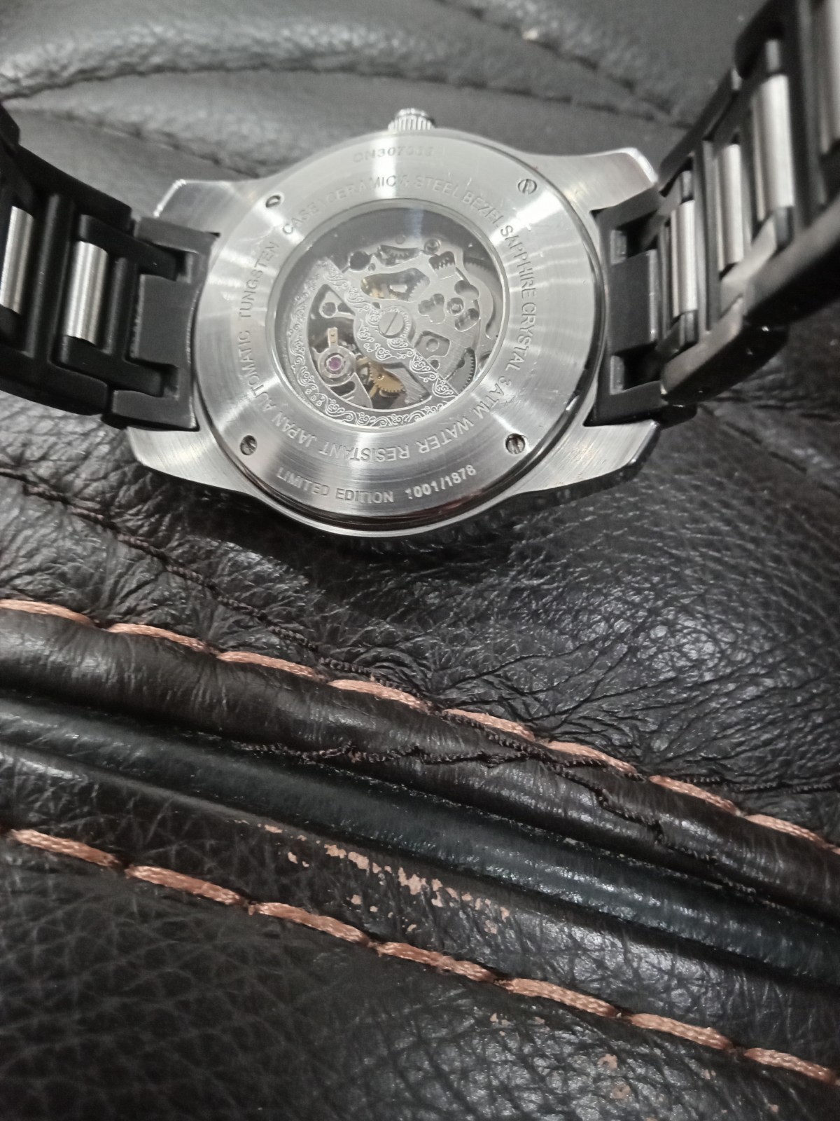 NEW RARE Croton CN307069 LIMITED EDITION #1001/1878 skeleton automatic watch