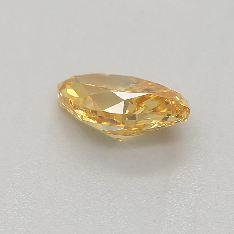 0.36 carat, Fancy Intense Orange Yellow, Marquise Shape, VS2 Clarity, GIA