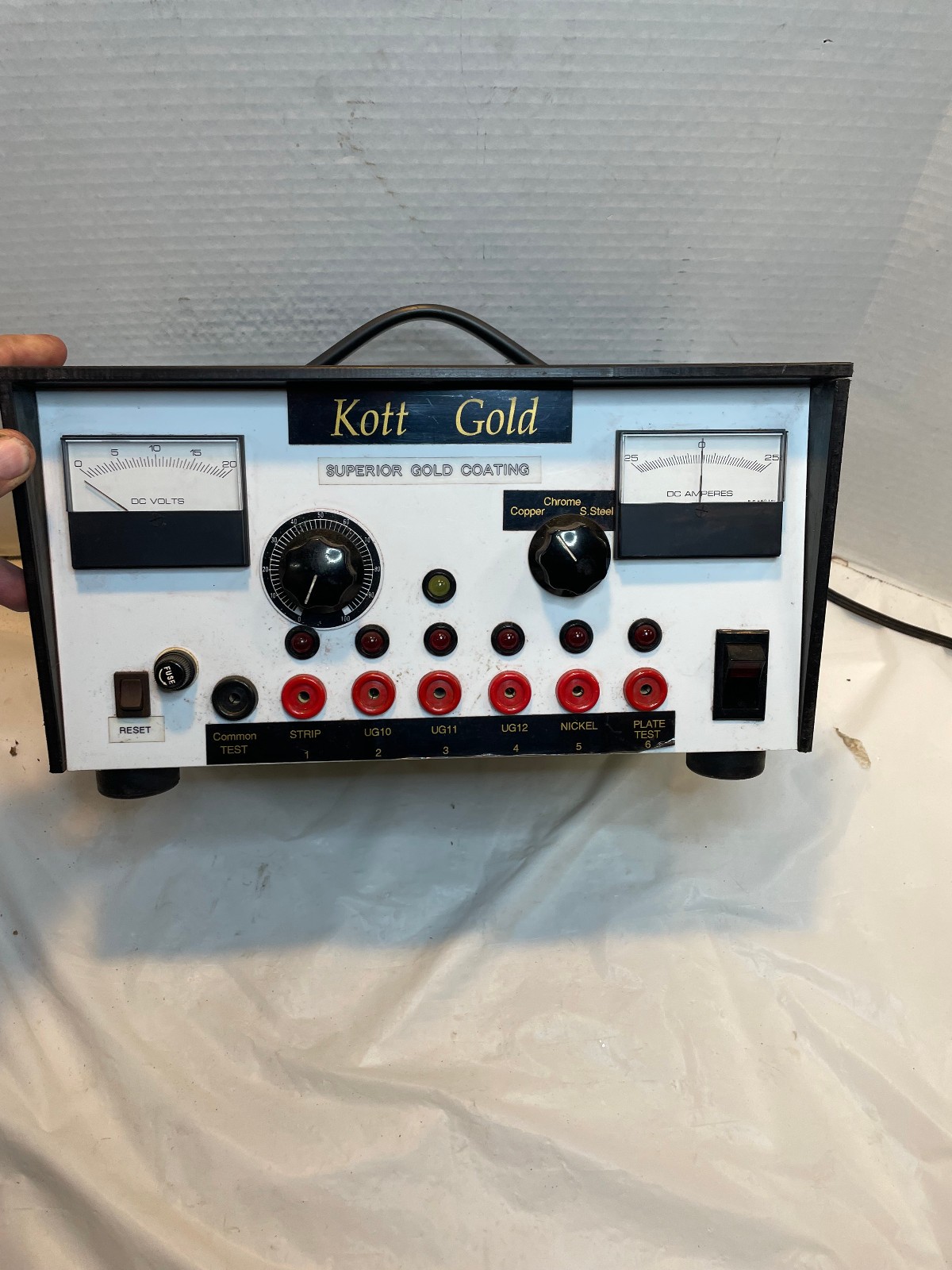 Kott Electroplating Plating Gold Coating Machine Copper Chrome Stainless Metal