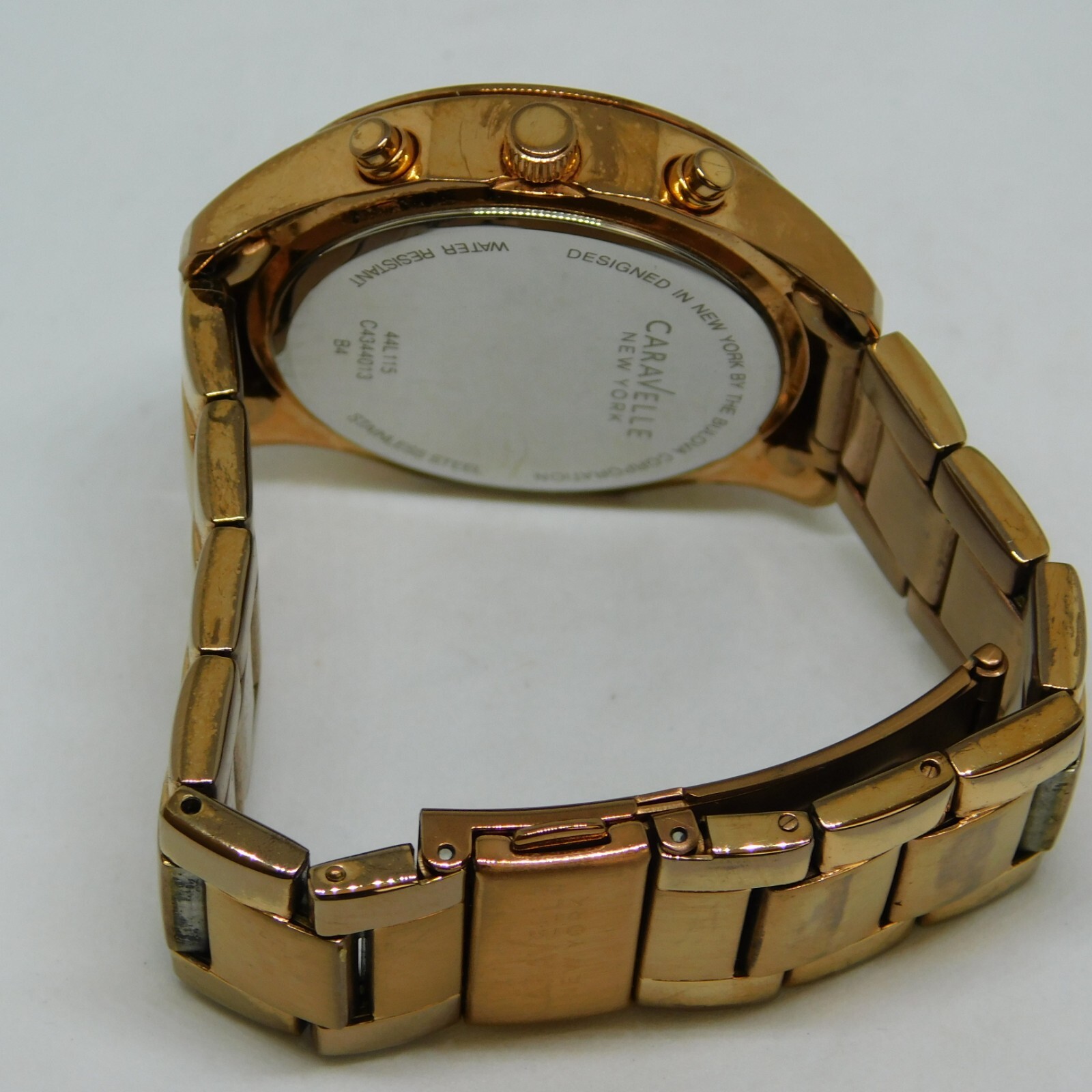 Caravelle New York B4 Stainless Steel Women’s Watch Sz. 5 3/4″ New Battery
