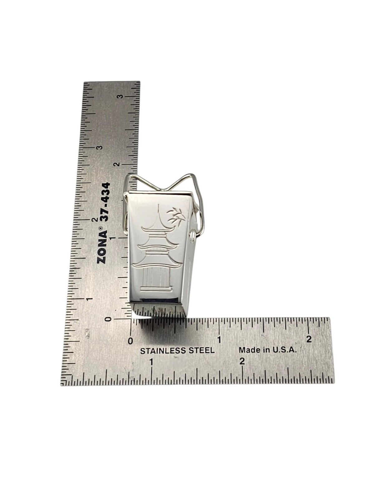 Tiffany & Co. Sterling Silver Chinese Take Out Pill Box #25510