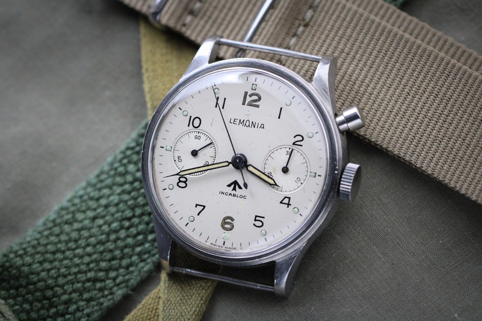 Lemania Series 2 Royal Australian Navy Issue Chronograph