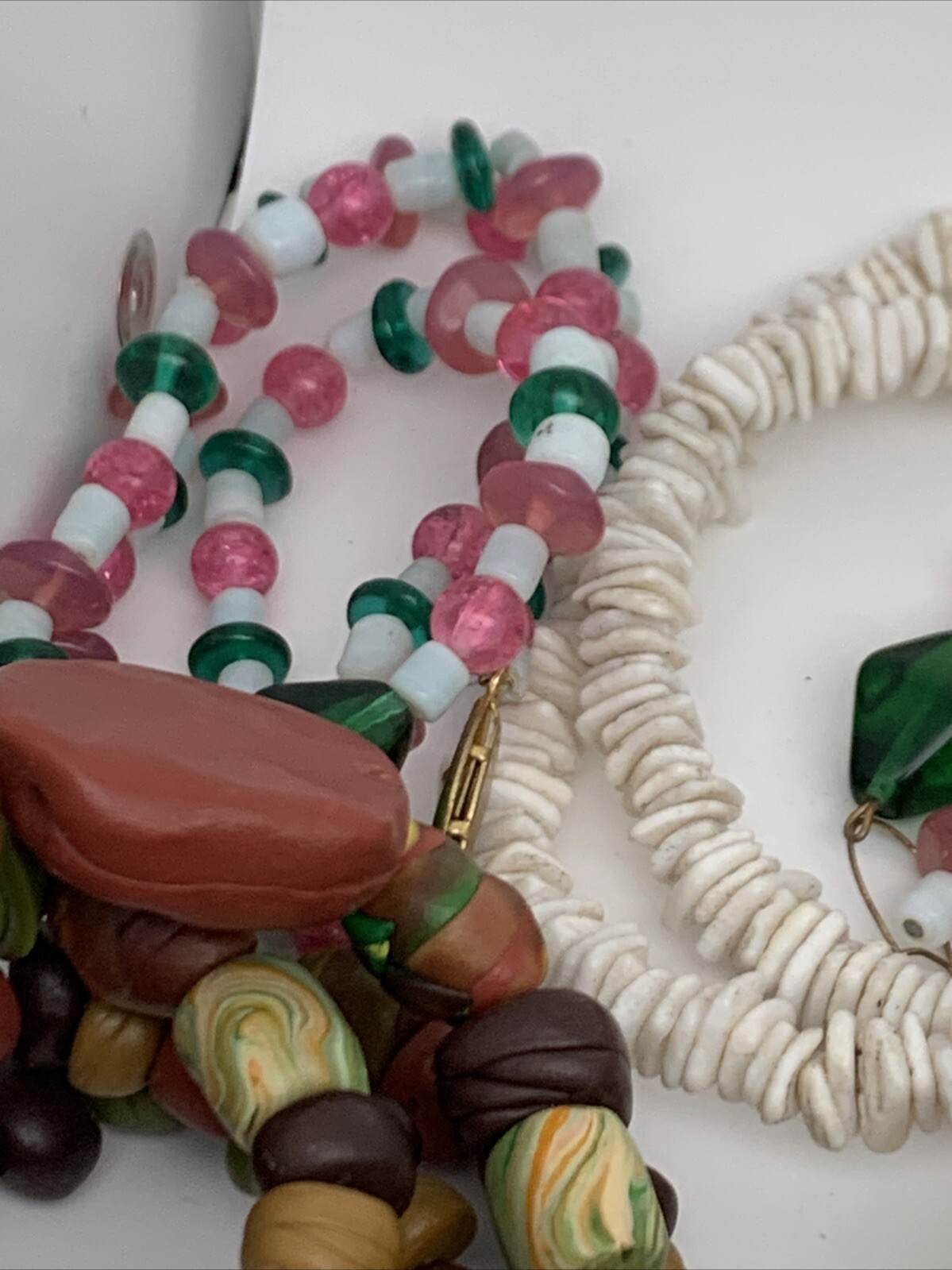 Lot of Necklaces Vintage – Fun Colorful Chunky Beaded Every Occasion OVER 3 LBS