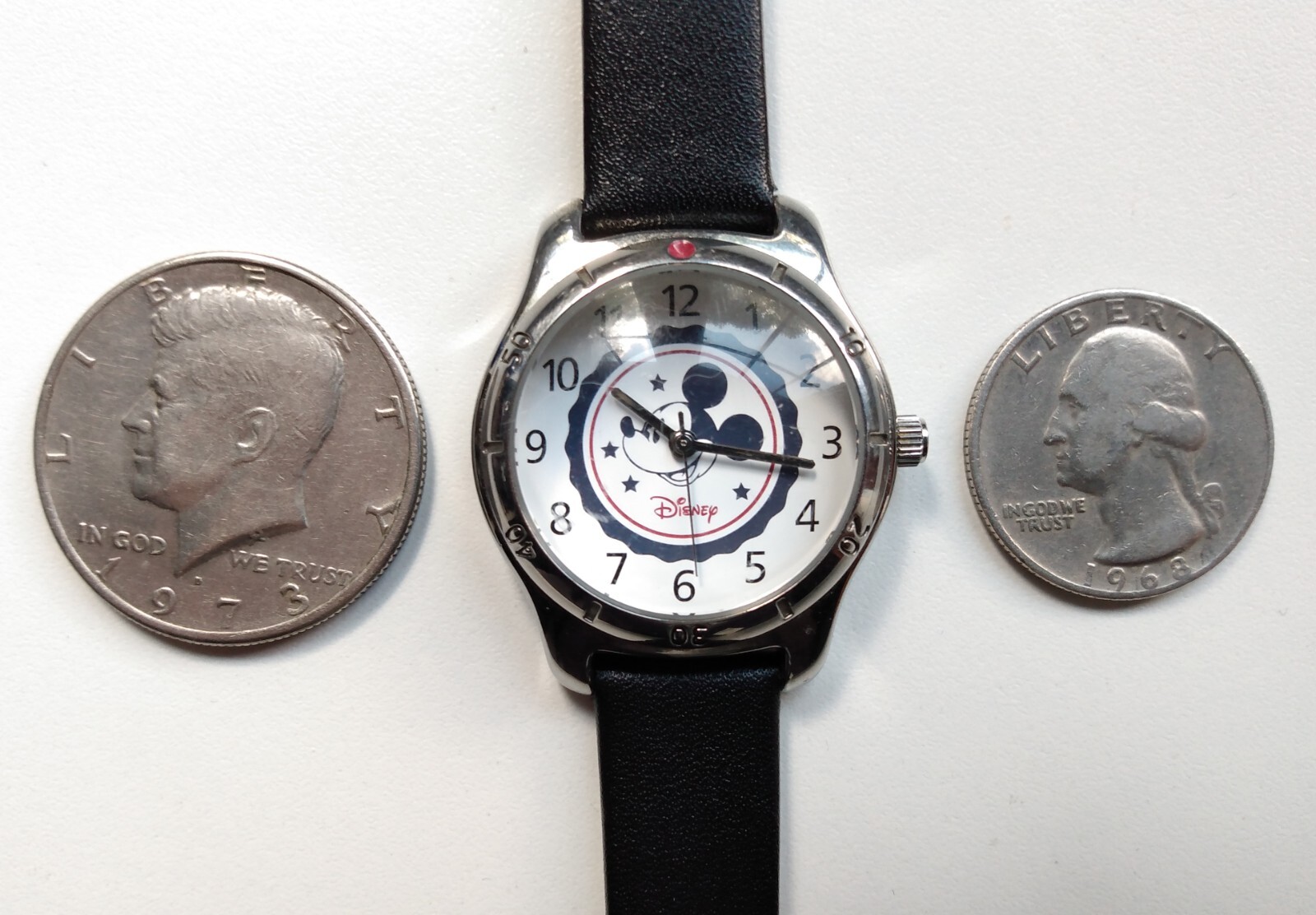 MICKEY MOUSE Disney Vintage Watch, SII, New Band, New Battery, Running