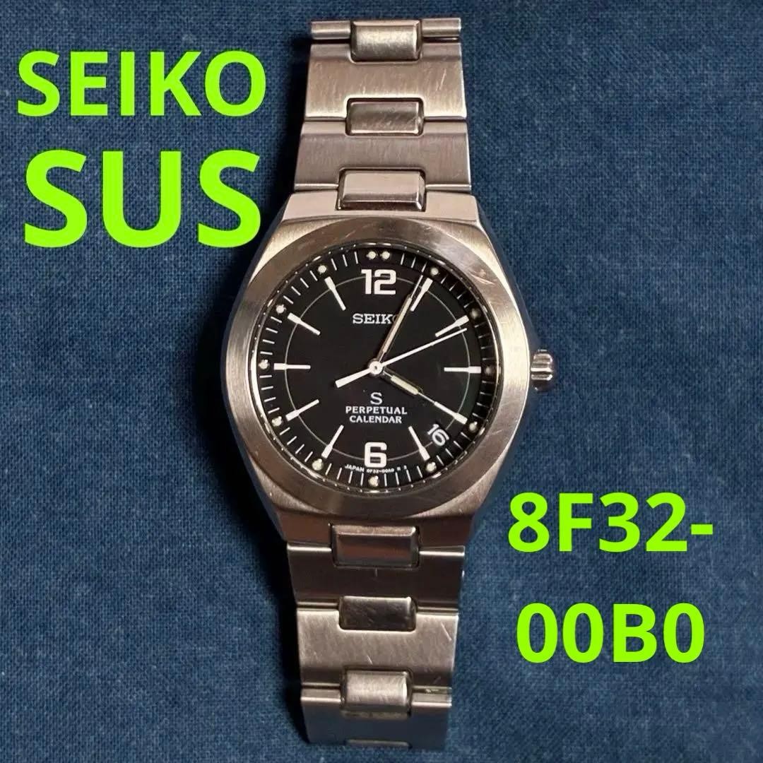 SEIKO SUS 6 12 Watch with 8F32 Perpetual Calendar