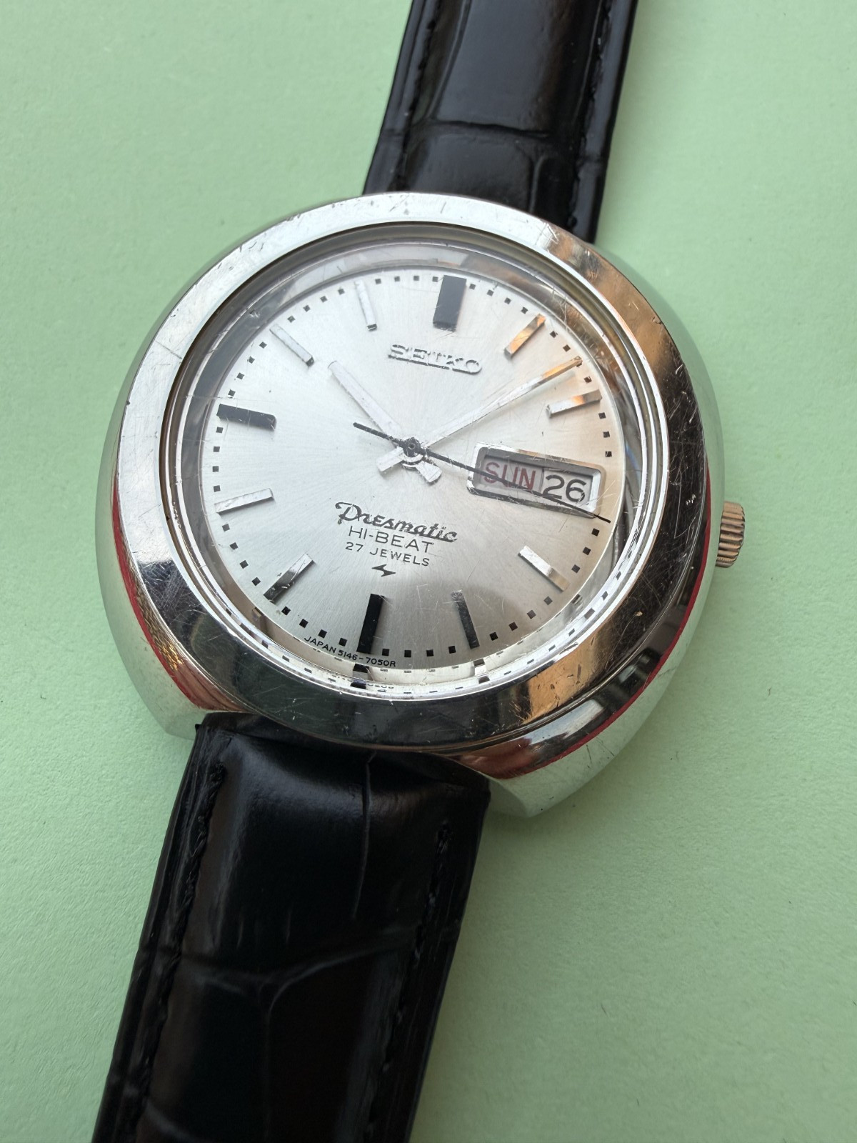Seiko Prestamatic – 5146-7030 – Rare Seiko Day Date