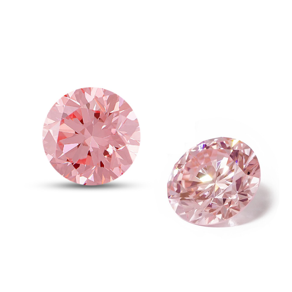 Loose Lab Grown Pink Diamond HPHT 1.3mm VS2 Clarity 22 Pcs Lot