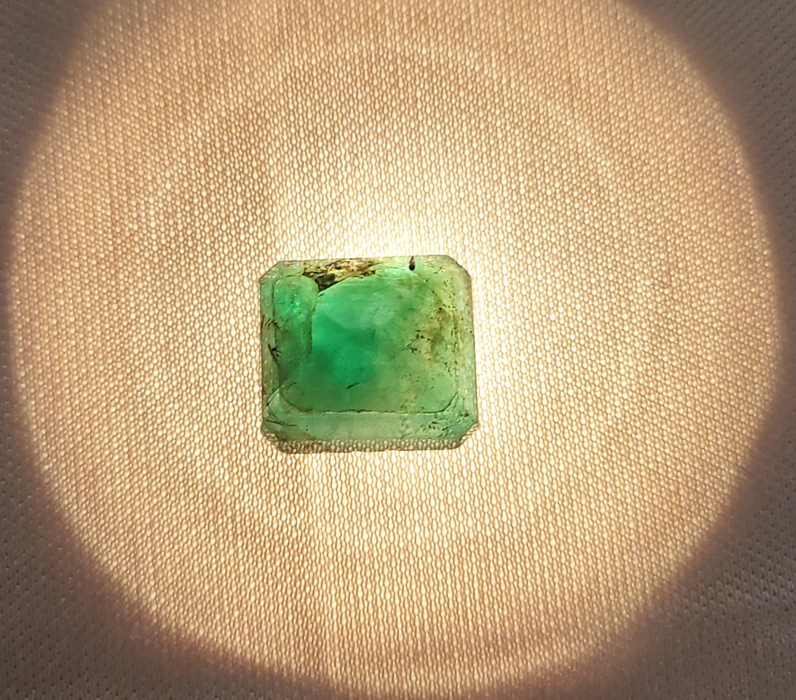 Natural Untreated Certified Translucent Green Zambian Emerald 11x10mm 6.90ct