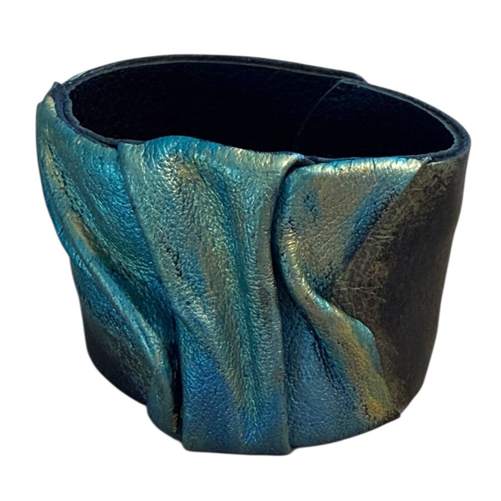 One of a Kind Handmade Artisan Leather Bracelet