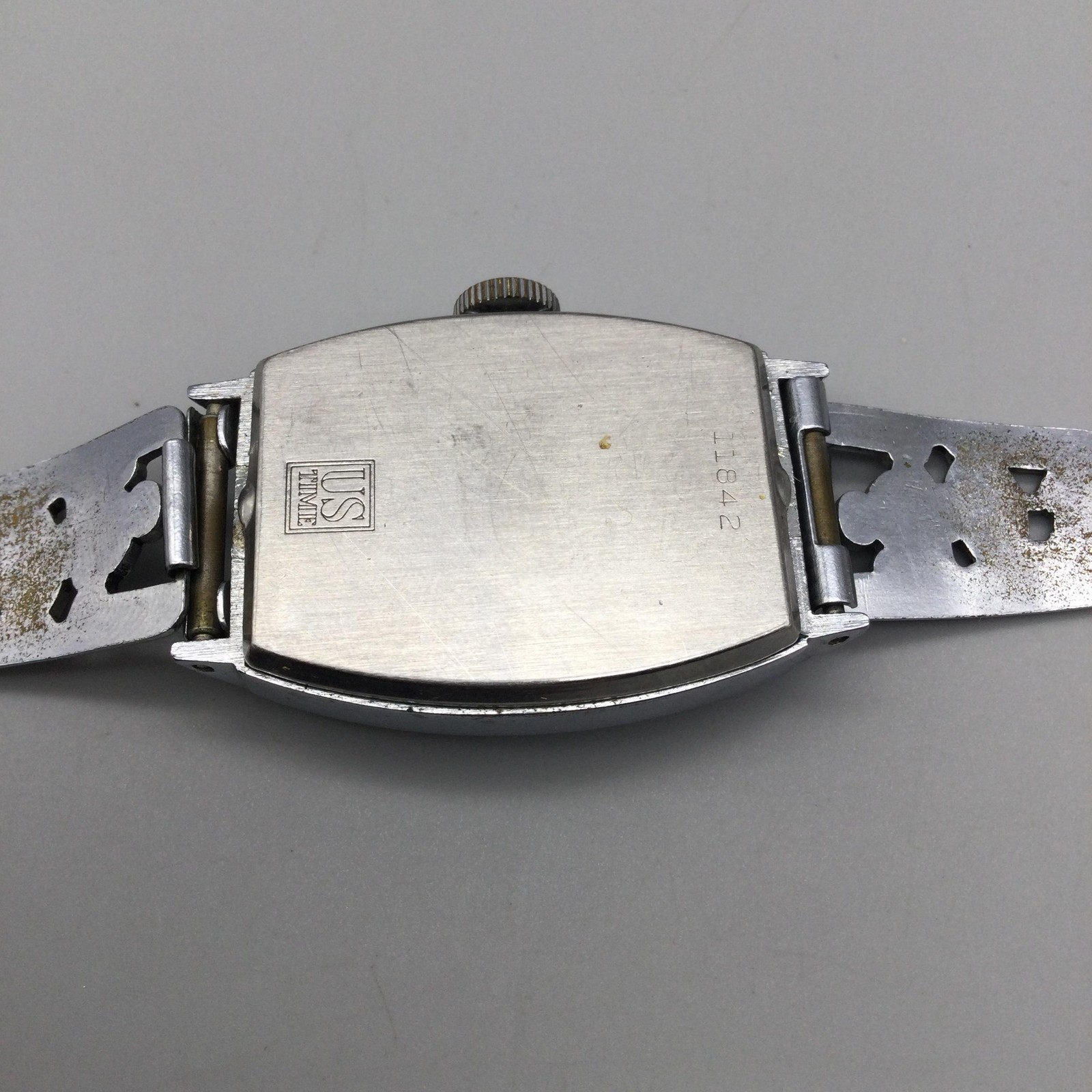 Vintage 1940s US Time Ingersoll Mickey Mouse Manual Wind 26mm Watch 5.75″