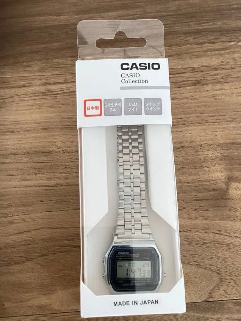 CASIO Collection A159WA-N1JH Classic Digital Watch Men’s Silver Quartz