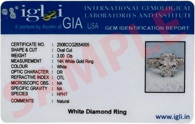 Certified Natural 1.40ct F/VS1 Asscher Diamond 14K White Gold Engagement Ring